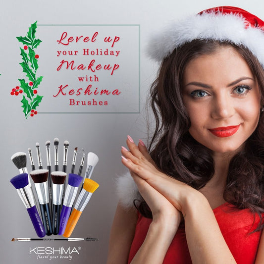 Indulge in a Little Holiday Glam with Keshima Brushes