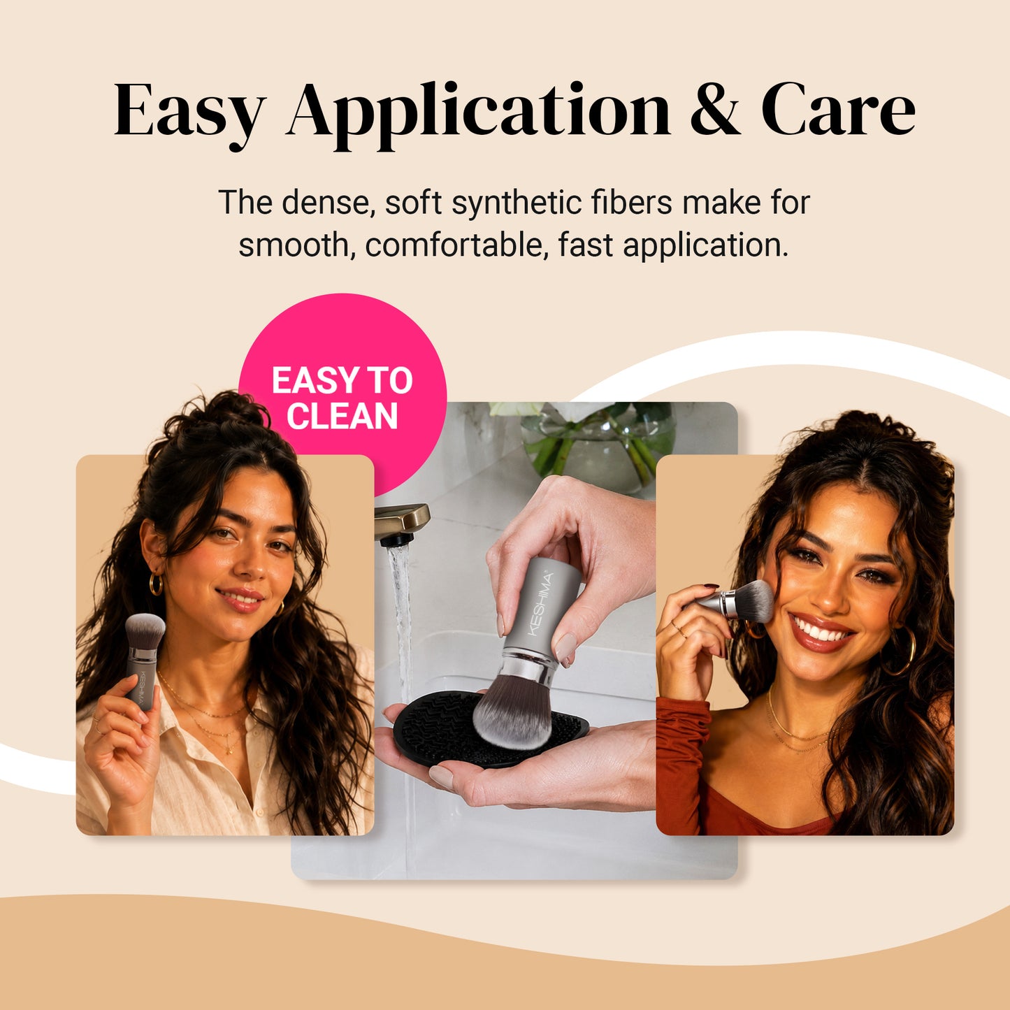 Retractable Flat Top Kabuki Brush