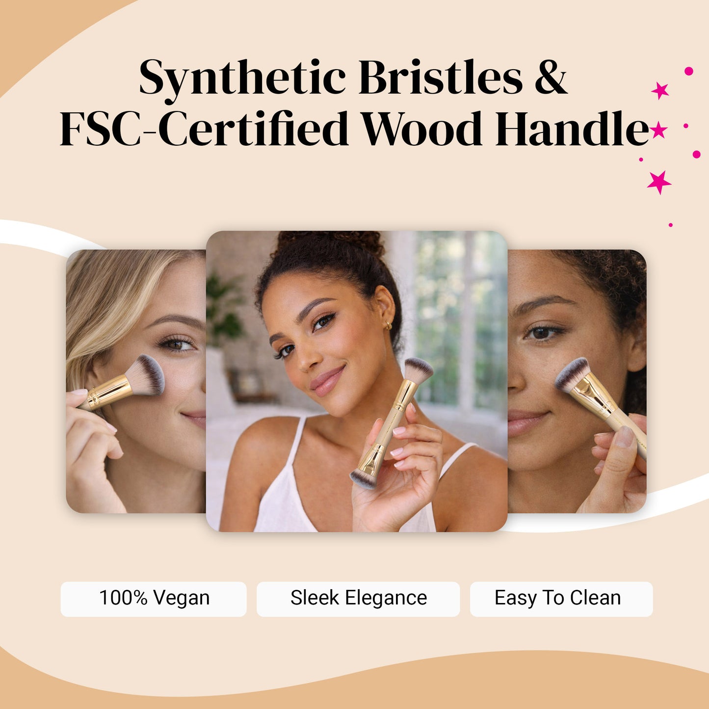 Dual-Ended Face Brush