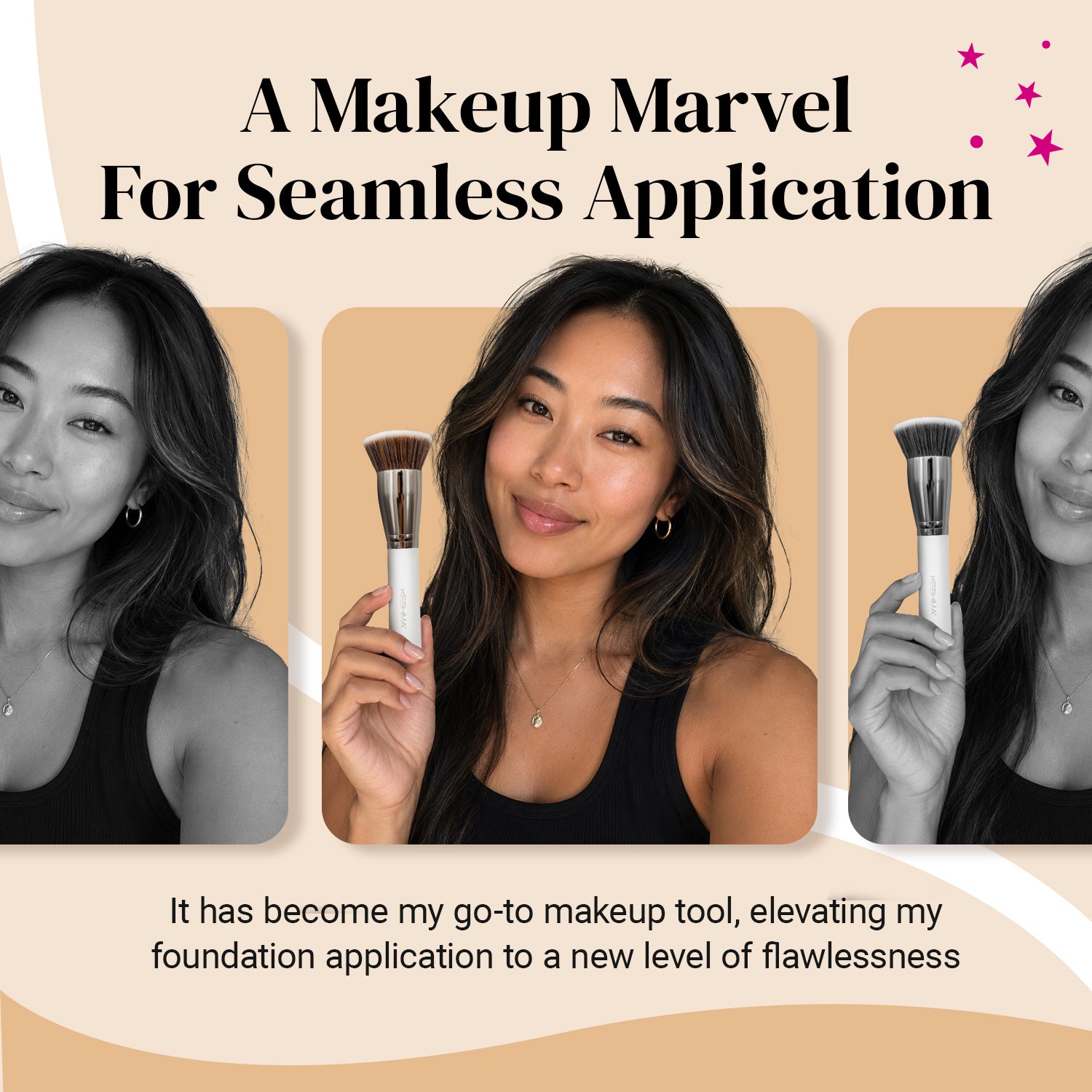 Large Kabuki Foundation Brush - 1.6