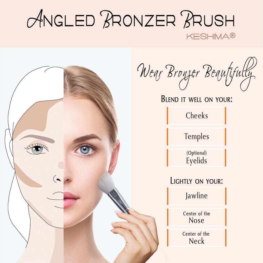 Angled Blush Brush/Bronzer Brush