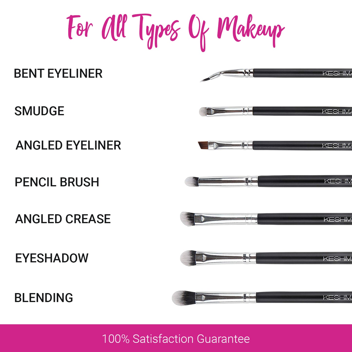 Professional Eye Brushes Set